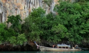 Rock Climbing over water